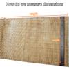 ECYC Ltd 15.7" W x 23.6" L Natural Rattan Weave Material Square Cane Webbing Roll Mesh Pre-Woven Cane Webbing Wicker Cane Webbing for Caning Projects, Repair and Decorative Furniture, Cabinet, Door view 3