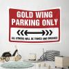 Large Tapestry Gold Wing Parking Only Tapestry Men Cave Decor Astethic Stuff for Room (Size : 75X100CM) view 4