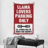 CakJuice Tapestry for Bedroom Llama Lovers Parking Only Tapestry Room Decor Room Decor (Size : 75X100CM) view 2