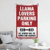 CakJuice Tapestry for Bedroom Llama Lovers Parking Only Tapestry Room Decor Room Decor (Size : 75X100CM) view 3