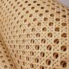 ECYC Ltd 17.7"x17.7" Natural Rattan Cane Webbing Material, Mesh Pre-Woven Cane Webbing Open Weave Wicker Cane Webbing Roll for Caning Projects, Furniture Repair or Home Decoration view 4
