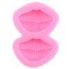 Soap Molds,Sexy Lips Silicone Mold Heart Fondant Mold Valentines Day Cake Decorating Tools Cupcake Candy Resin Molds Chocolate Mold 7.4x5.2cm view 1