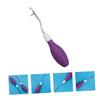 TEHAUX 1pc Bowling Shape Drawstring Threader Tool for Easy Sewing and Crochet Comfortable Grip Needle for Projects view 4