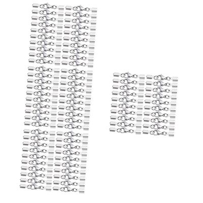 EXCEART 80pcs Silver Lobster Clasp for Jewelry Making Buckles for Necklaces Bracelets Earrings Anklets for Craft Projects and Jewelry Repair