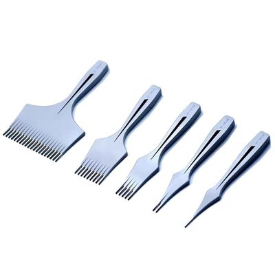 French Style Leather Hollow Out Design Pricking Irons Stitching Lacing Punch Chisel Tools LeatherCraft Frosted Stainless Steel - (Color: 4.0MM 5T)