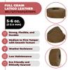 ELW 5-6 oz (2-2.4mm) Latigo Leather Belt Grade Straps | Size: 10"x60" (25.4x152cm) | Brown Yellow | Full Grain Cowhide, Heavy Duty Holsters, Sheathes, Harness, Saddle, Guitar Straps, Crafts view 2