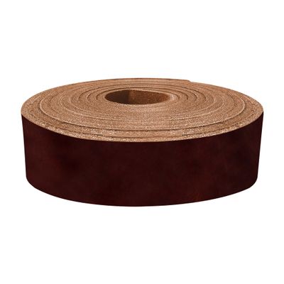 ELW 5-6 oz (2-2.4mm) Latigo Leather Belt Grade Straps | Size: 0.75"x50" (1.9x127cm) | Cognac | Full Grain Cowhide, Heavy Duty Holsters, Sheathes, Harness, Saddle, Guitar Straps, Crafts