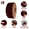 ELW 5-6 oz (2-2.4mm) Latigo Leather Belt Grade Straps | Size: 0.75"x50" (1.9x127cm) | Cognac | Full Grain Cowhide, Heavy Duty Holsters, Sheathes, Harness, Saddle, Guitar Straps, Crafts view 3
