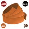 ELW 5-6 oz (2-2.4mm) Latigo Leather Belt Grade Straps | Size: 1"x50" (2.5x127cm) | Bright Yellow Brown | Full Grain Cowhide, Heavy Duty Holsters, Sheathes, Harness, Saddle, Guitar Straps, Crafts view 4