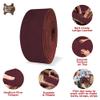 ELW 5-6 oz (2-2.4mm) Latigo Leather Belt Grade Straps | Size: 2.75"x60" (7x152cm) | Burgundy | Full Grain Cowhide, Heavy Duty Holsters, Sheathes, Harness, Saddle, Guitar Straps, Crafts view 3
