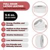 ELW 5-6 oz (2-2.4mm) Latigo Leather Belt Grade Straps | Size: 2.5"x50" (6.4x127cm) | White | Full Grain Cowhide, Heavy Duty Holsters, Sheathes, Harness, Saddle, Guitar Straps, Crafts view 2