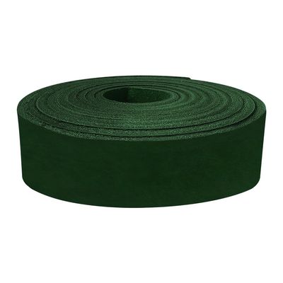 ELW 5-6 oz (2-2.4mm) Latigo Leather Belt Grade Straps | Size: 4"x50" (10.2x127cm) | Forest Green | Full Grain Cowhide, Heavy Duty Holsters, Sheathes, Harness, Saddle, Guitar Straps, Crafts