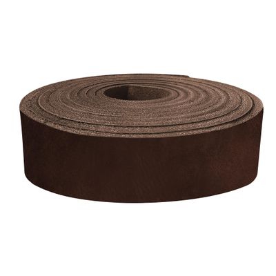 ELW 5-6 oz (2-2.4mm) Latigo Leather Belt Grade Straps | Size: 4"x60" (10.2x152cm) | Antique Brown | Full Grain Cowhide, Heavy Duty Holsters, Sheathes, Harness, Saddle, Guitar Straps, Crafts