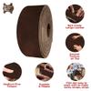 ELW 5-6 oz (2-2.4mm) Latigo Leather Belt Grade Straps | Size: 4"x60" (10.2x152cm) | Antique Brown | Full Grain Cowhide, Heavy Duty Holsters, Sheathes, Harness, Saddle, Guitar Straps, Crafts view 3