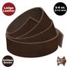 ELW 5-6 oz (2-2.4mm) Latigo Leather Belt Grade Straps | Size: 4"x60" (10.2x152cm) | Antique Brown | Full Grain Cowhide, Heavy Duty Holsters, Sheathes, Harness, Saddle, Guitar Straps, Crafts view 4