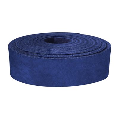 ELW 5-6 oz (2-2.4mm) Latigo Leather Belt Grade Straps | Size: 0.75"x50" (1.9x127cm) | Blue | Full Grain Cowhide, Heavy Duty Holsters, Sheathes, Harness, Saddle, Guitar Straps, Crafts