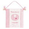 Le Bonheur des Dames Cross Stitch Kit Wall Hanger Welcome Birth Pink Counted Pattern 20 x 24 cm view 1