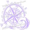 Ocean Compass Rose Vinyl Decal, Nautical Sticker Decal for Car Hood Auto Body Side Door Waterproof Vinyl Stripe Decal Off-Road Vehicles (12" x 13.75" Wide, Ill Specify & Message You Color I Want) view 1