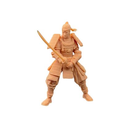 ZEDACAKAI 1/35 Figure Japan Samurai Demon Samurai Resin Model Miniature Garage GK Kit Need to Be Colored By Yourself-No1