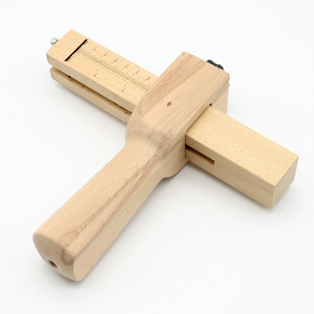 DIY Leather Hand Cutting Tool Professional Wood Adjustable Strip And Strap Cutter Craft Tools