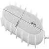 LSLEVA Oval Candle Boat Jar Molds, Creative Silicone Vessels Pot Molds, Concrete Container Storage Tray Making Moulds for Storage Holder Jewelry Box Vase Aroma Cup (L) view 2