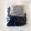 100pcs Black Plastic Safety Eyes Doll Accessories 6mm 8mm 9mm 10mm 12mm Safety Eyes with Washers for DIY Puppets Bear Stuffed Animals(8mm) view 1