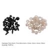 100pcs Black Plastic Safety Eyes Doll Accessories 6mm 8mm 9mm 10mm 12mm Safety Eyes with Washers for DIY Puppets Bear Stuffed Animals(8mm) view 2