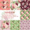 28 Sheets Scrapbook Paper, Floral Scrapbooking Specialty Papers 160gsm Cardmaking Craft Paper Pack Decorative Paper for Card Making (6"X6" Inch, Masrala) view 3