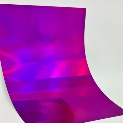 Holographic Oil Slick Rainbow Sign Vinyl (24 inch x 30 FET, Fuchsia Purple)
