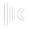 21pcs/set Leather Punch Stitching Carving Working Sewing Saddle Groover DIY Leather Craft Tool Kit For Personalizing - (Color: Light Grey) view 4