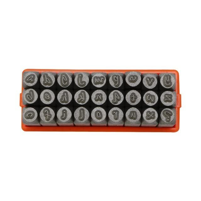 Supply Of 27Pc Letter Punching Leather, Steel Printing, Digital Letter Printing, Flower Punching, Chiseling And Diy Leather Carv - (Color: 3mm lower case)