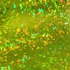 Holographic Crystal Sign Vinyl, HOLOCRYSTAL self-Adhesive Plastic (24 inch x 10 feet, Fluorescent Yellow) view 2