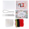 Needle Felting Kit, EcoFriendly Wool Felting Crafts with DIY Needlework for Handmade Accessories Package (121# Small Strawberry) view 2