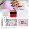Needle Felting Kit, EcoFriendly Wool Felting Crafts with DIY Needlework for Handmade Accessories Package (121# Small Strawberry) view 3