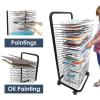 Art Drying Rack, Classroom Art Supplies, Paint Rack, Rapid Drying Time, Mobile Art Drying Rack for Home or Classroom Use, Keep Artwork Protected While Drying, Space Saving Rack (Color : 25-Layer) view 4