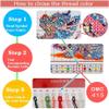 Leczany Cross Stitch Stamped Kit for Adults - Colorful Lion | DIY Embroidery Starter Patterns Craft Kit Needlepoint for Beginner | 11CT, 3 Strands | 13x17.7 inches view 4