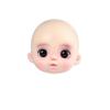 YMY Ob11 Whole Head Makeup with Glass Eyes for Obitsu Joint Doll Toys 1/12 BJD Head Accessories view 1