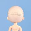 YMY Ob11 Whole Head Makeup with Glass Eyes for Obitsu Joint Doll Toys 1/12 BJD Head Accessories view 4