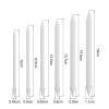 PATIKIL Art Blenders, 6 Set 6 Size Paper Art Blenders Blending Stump Sketch Art Drawing Pencil for Artist Drawing Shading, White view 2