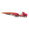 DCP 1/64 Orange & Fuchsia Mack Pinnacle w/Talbert 5553TA Traveling-Axle Trailer 60-1648 view 2