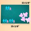 ARTIST'S BEST 24" x 36" (61 x 91.4 cm) Green Cutting Mat | Self-Healing Surface | Inch & Millimeter Grid Lines | 60 & 45 Angles | Rotary Cutting Sewing Mat for Craft, Fabric, Scrapbooking view 4