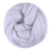 3.53oz Wool Roving, Fiber Roving Wool Top, Needle Felting Supplies, Pure Wools, Chunky Yarn, Spinning Wools for Needle Felting Wet DIY Hand Spinning (Grey) view 1