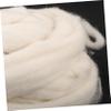 EXCEART 2pcs Soft Fiber Fill for Stuffed Animals Felting Craft Kit Roving Wool view 3
