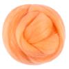 3.53oz Wool Roving, Wool Felting Supplies, Pure Wools, Chunky Yarn, Spinning Wool Roving for Needle Felting Wet Felting DIY Hand Spinning (Dark Orange) view 1