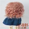 JD039 6-7inch 16-18CM French Curl Soft Wave Mohair 1/6 YOSD BJD Doll Wigs (Dark Pink) view 4