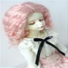 JD039 7-8inch French Curl Soft Wave Mohair 1/4 MSD BJD Doll Wigs (L.t Pink) view 2