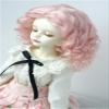 JD039 7-8inch French Curl Soft Wave Mohair 1/4 MSD BJD Doll Wigs (L.t Pink) view 3