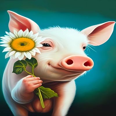 Worihut 5D Diamonds Painting Kits for Adults,Cute Pig DIY Full Round Diamond Art Perfect for Autumn Handmade Gifts Halloween Interior Decoration Relaxation and Bathroom Decor 20 X 30inch