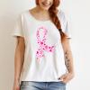 HTV4U Breast Cancer Awareness Patterned Heat Transfer Vinyl (Drawing Breast Cancer, 13.5" x 3 Yards) - Iron on Vinyl, Printed Patterns for Shirt, Heat Press Machine view 3