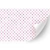 HTV4U Breast Cancer Awareness Patterned Heat Transfer Vinyl (Tiny Pink Ribbon, 18.5" x 12") - Printed Iron on Vinyl, Heat Press Paper for T-Shirt, DIY Craft view 1